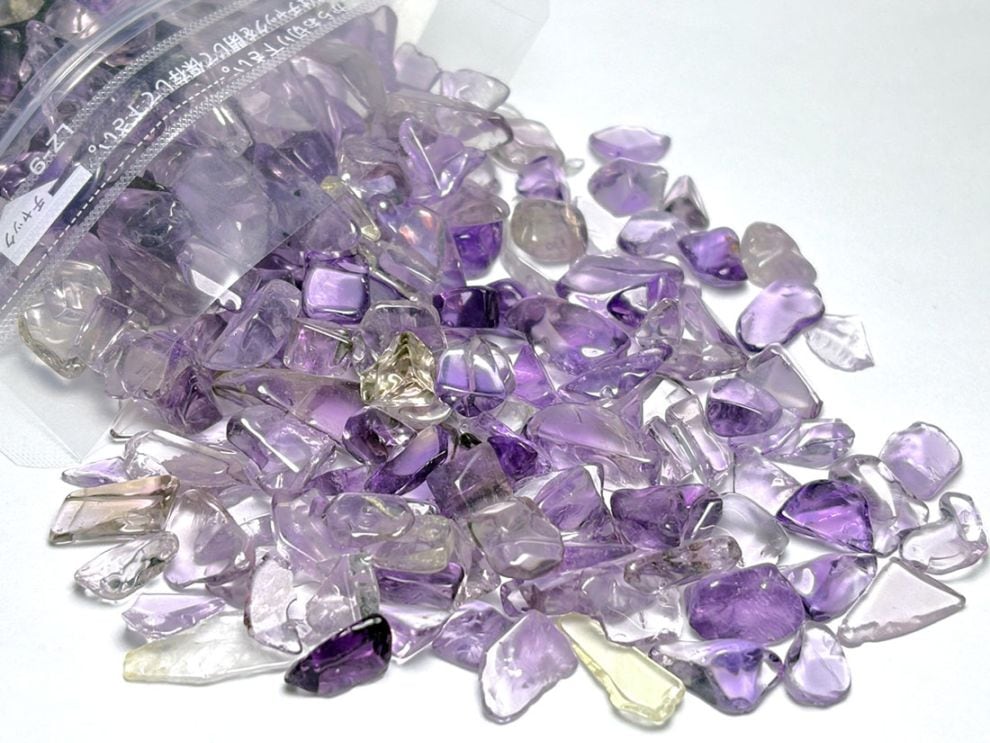 ブラジル産 クリアアメジスト さざれ 200g アソート