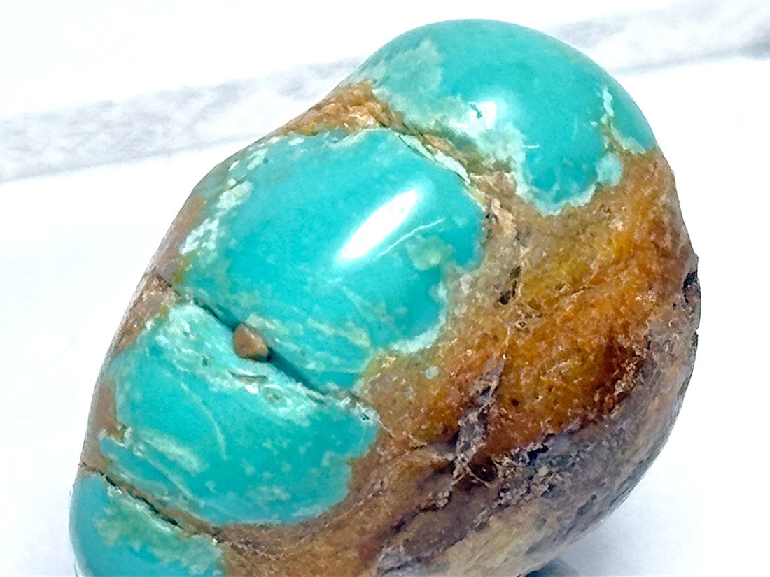 アリゾナ州産  キングマンターコイズ タンブル  / Kingman Turquoise