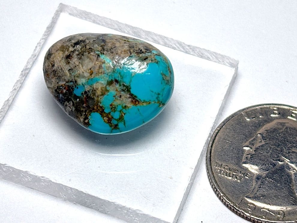 アリゾナ州産  キングマンターコイズ タンブル  / Kingman Turquoise