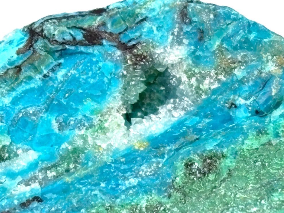 ペルー産 ドゥルージークリソコラ / Chrysocolla ( 珪孔雀石 )