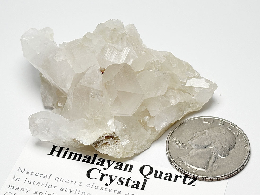 インド・マニカラン産 ヒマラヤ水晶 クラスター / Himalayan Quartz