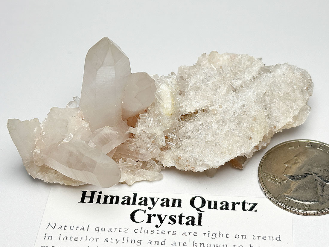 インド・マニカラン産 ヒマラヤ水晶 クラスター / Himalayan Quartz