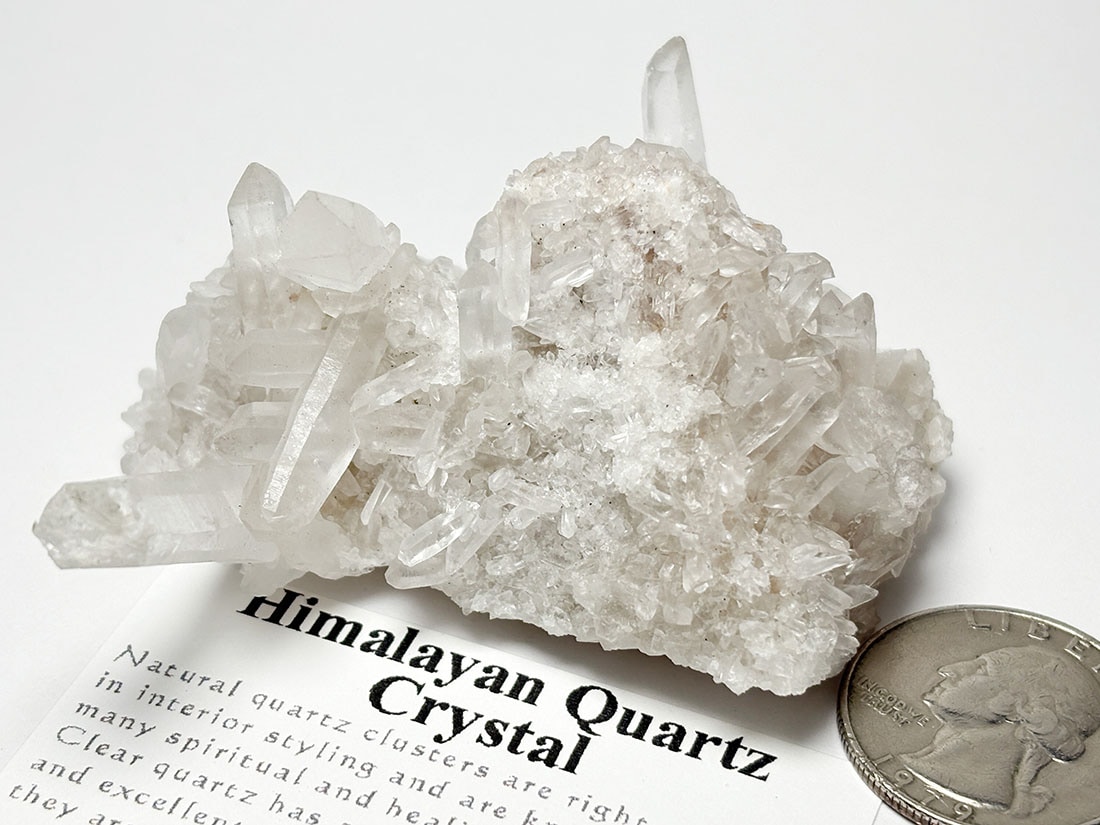 インド・マニカラン産 ヒマラヤ水晶 クラスター / Himalayan Quartz