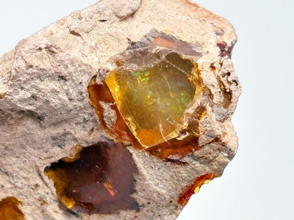 メキシコ産 ファイアーオパール ( 蛋白石 )/ Fire Opal