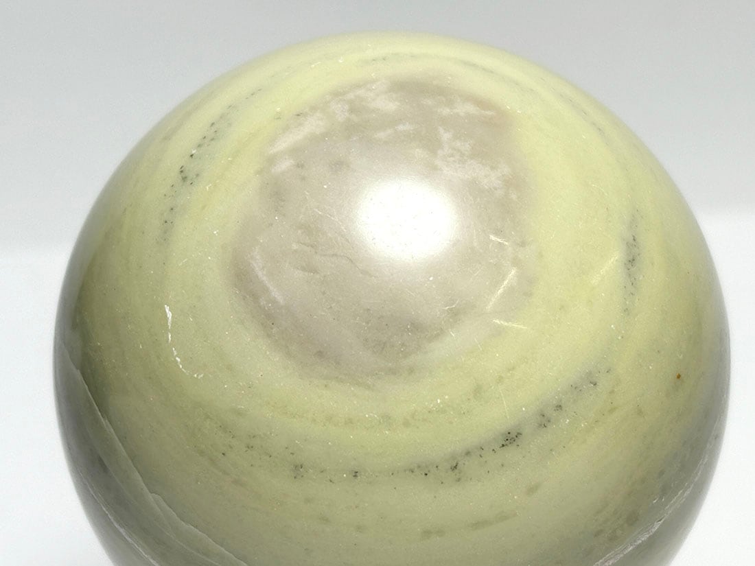 インド産 サーペンティン 52mm丸玉 ( 蛇紋石 )/ Serpentine