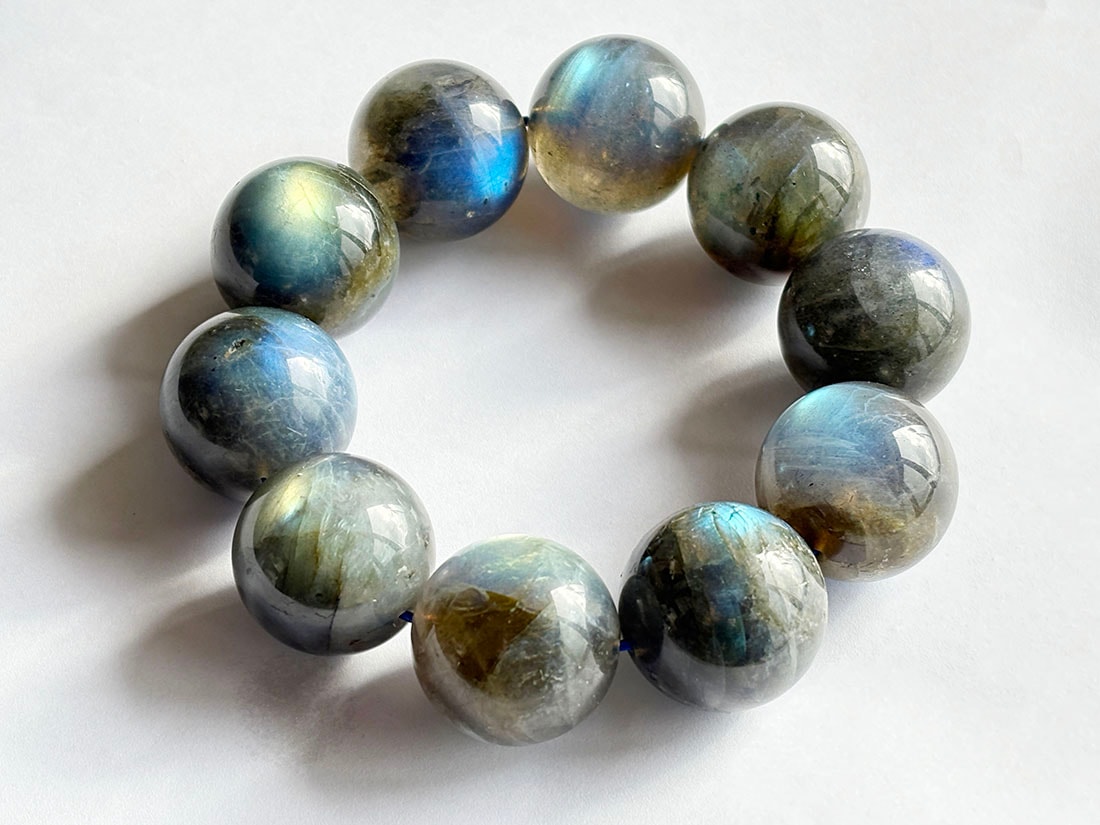 ラブラドライト 23mm ブレスレット / Labradorite