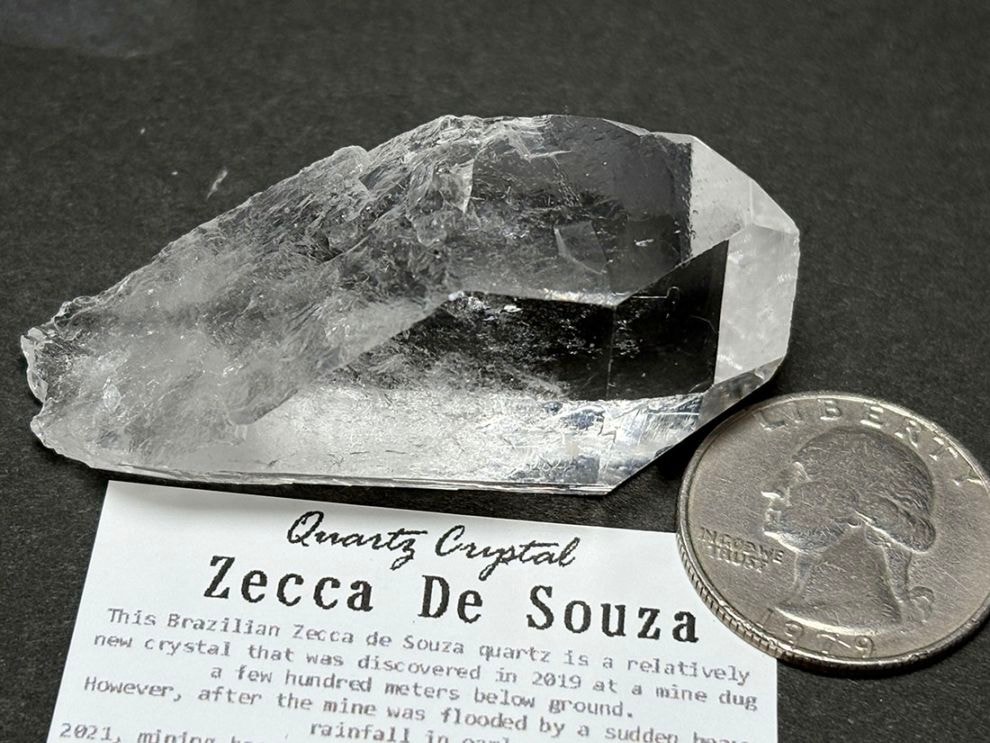 ゼッカデソウザ産 水晶 ポイント / Zecca De Souza Quartz