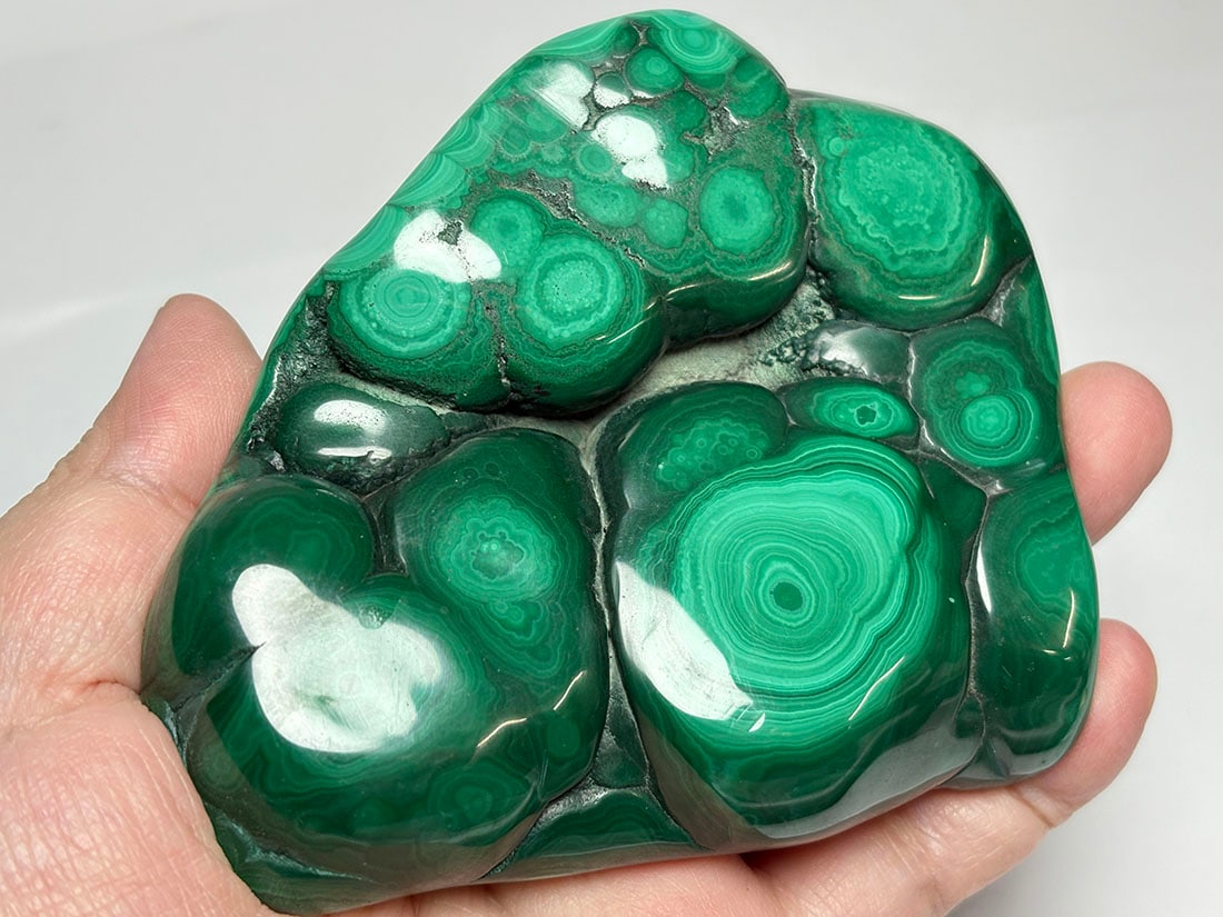 コンゴ民主共和国産 マラカイト ポリッシュ / Malachite ( 孔雀石 )