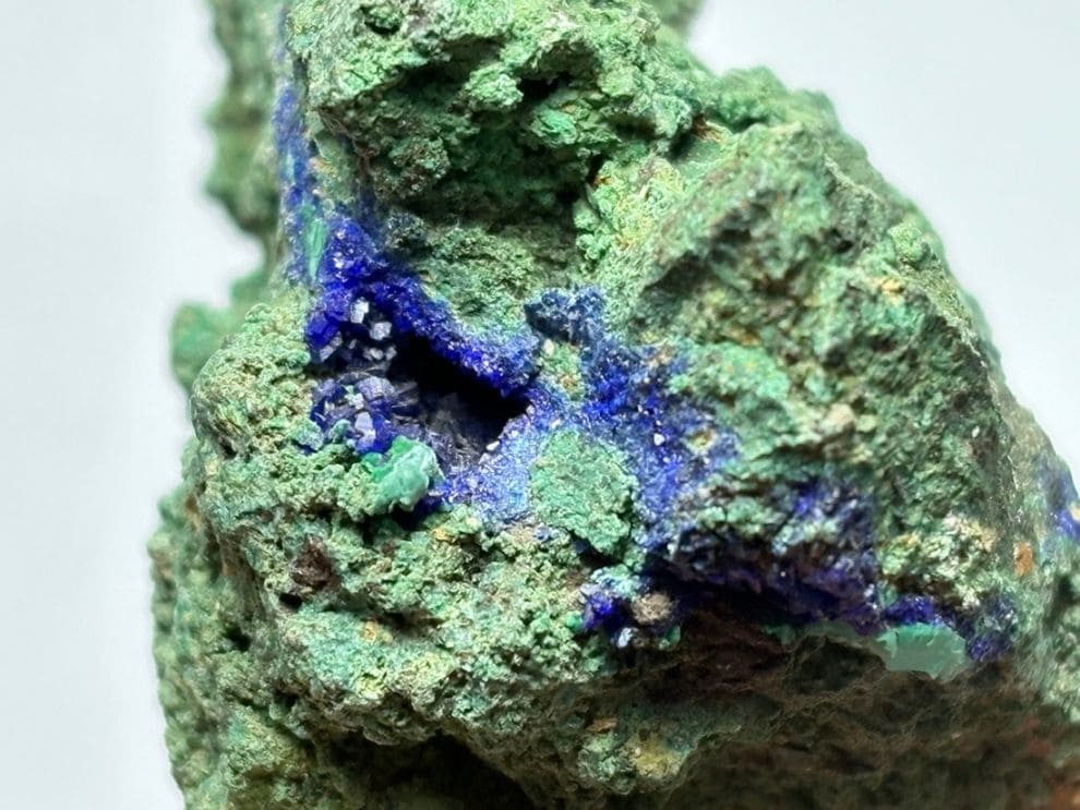 安徽省産 アズライト with マラカイト / Azurite with Malachite