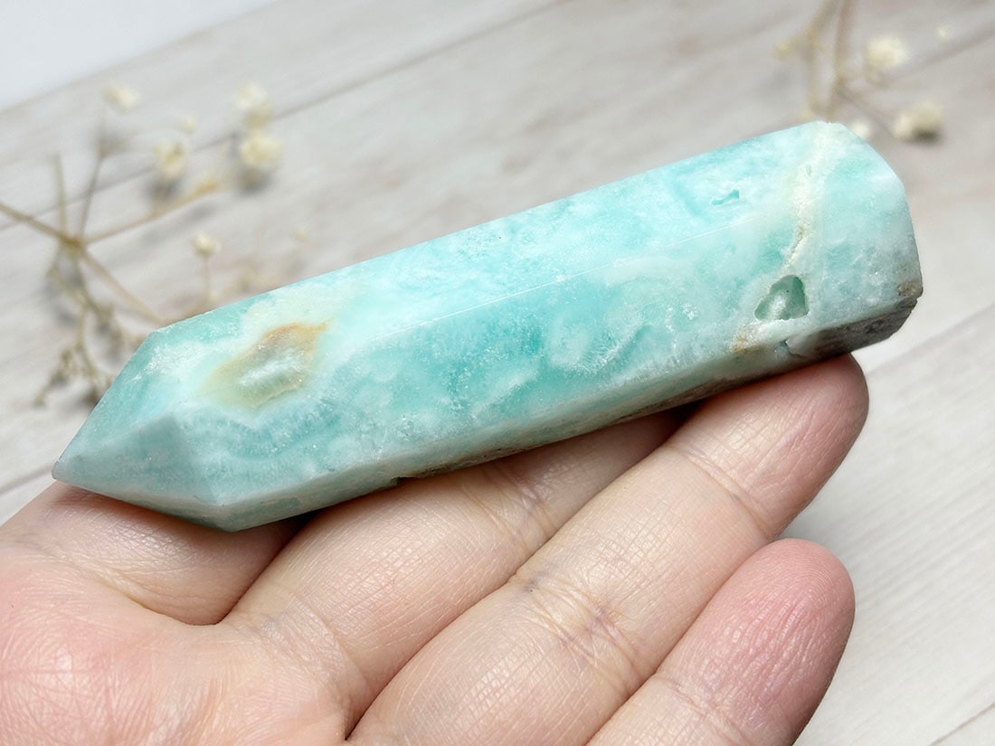 パキスタン産 ブルーアラゴナイト ポイント / Blue Aragonite