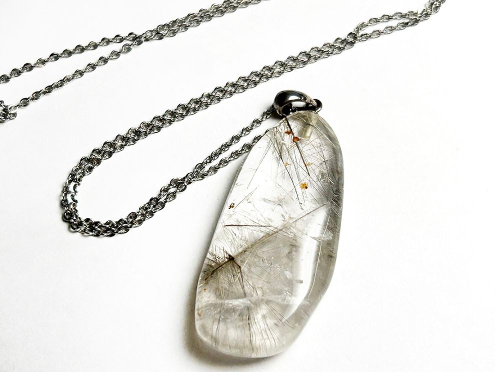 シルバールチルクォーツ  ペンダントトップ  / Silver Rutilated Quartz