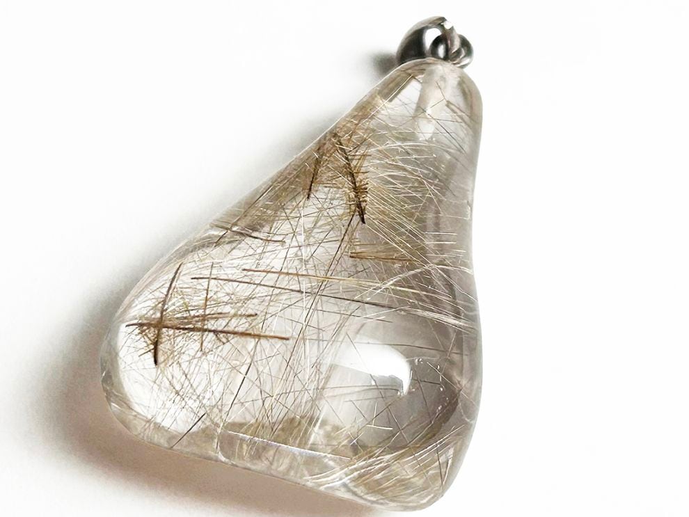 シルバールチルクォーツ  ペンダントトップ  / Silver Rutilated Quartz