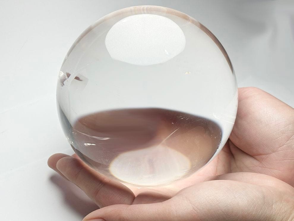 天然水晶 丸玉 110mm / Natural Quartz