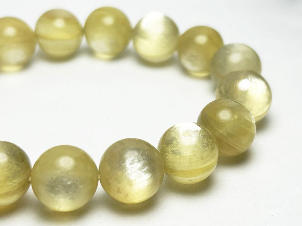 ゴールデンマイカ 11mm ブレスレット (モスコバイト) / Golden Mica