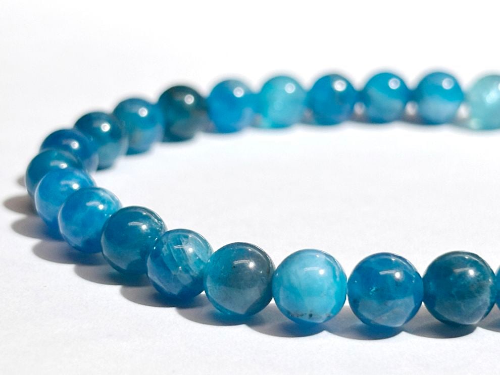 ブルーアパタイト 6mm ブレスレット