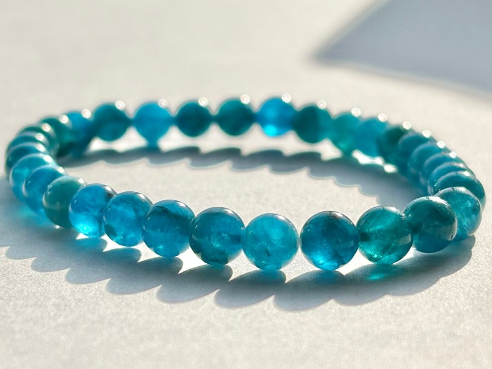 ブルーアパタイト 6mm ブレスレット