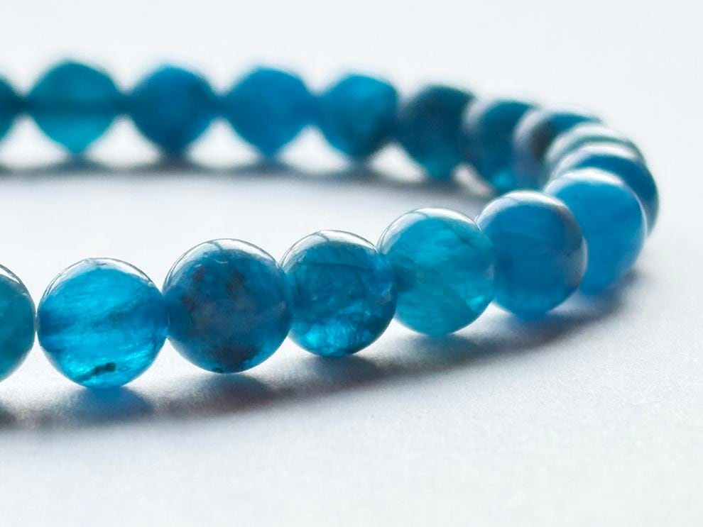 ブルーアパタイト 6mm ブレスレット