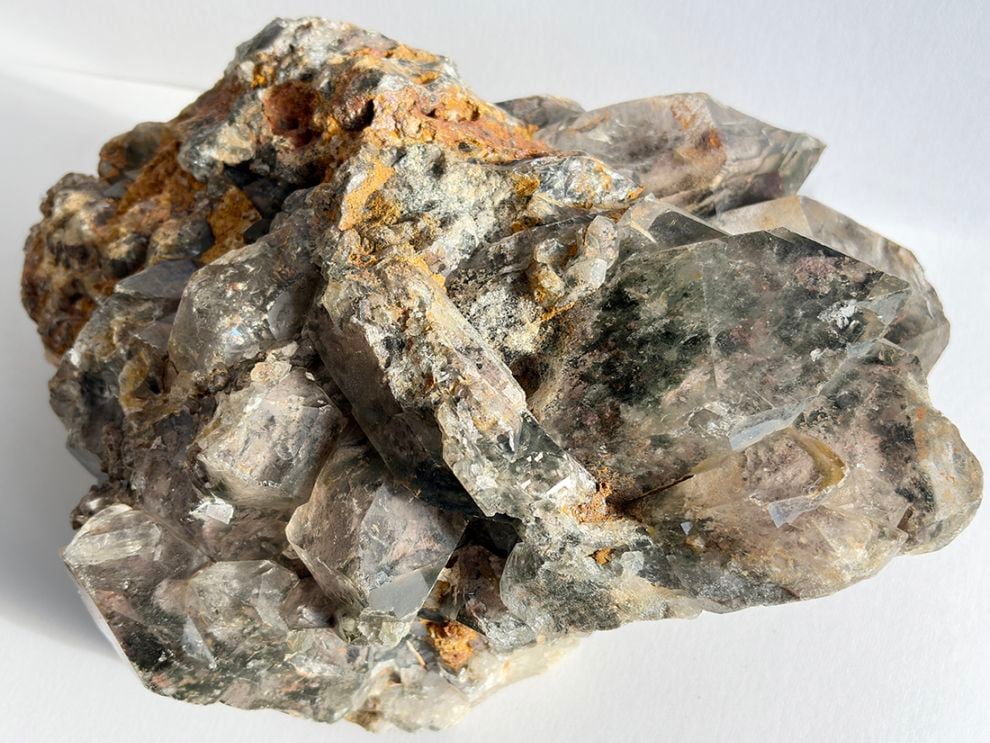 ブラジル産 ガーデンクォーツ クラスター 大型 ( 庭園水晶 )/ Garden