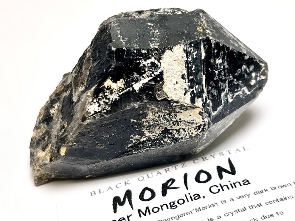 内モンゴル産 ナチュラルモリオン  ポイント ( 黒水晶 )/ Natural Morion