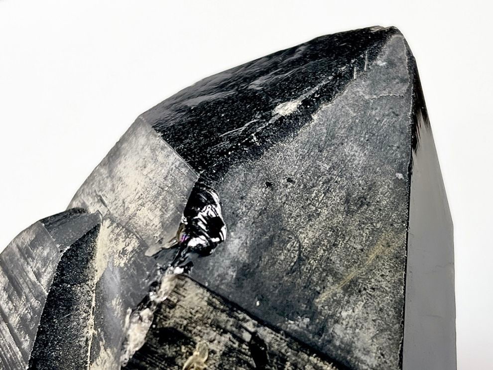 内モンゴル産 ナチュラルモリオン  ポイント ( 黒水晶 )/ Natural Morion