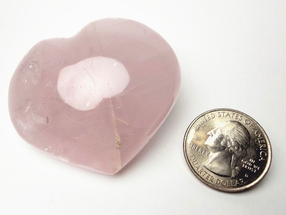 ローズクォーツ ハート型 / Rose Quartz