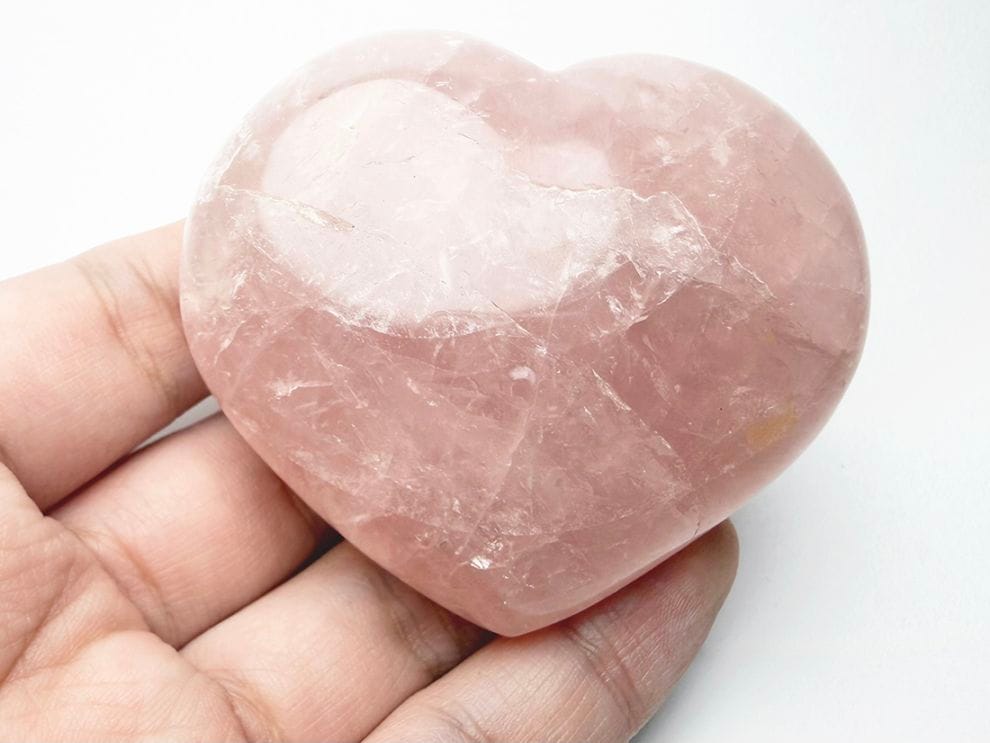 ローズクォーツ ハート型 / Rose Quartz