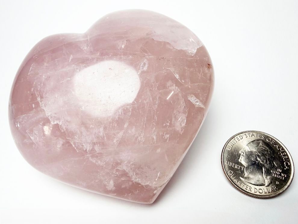 ローズクォーツ ハート型 / Rose Quartz