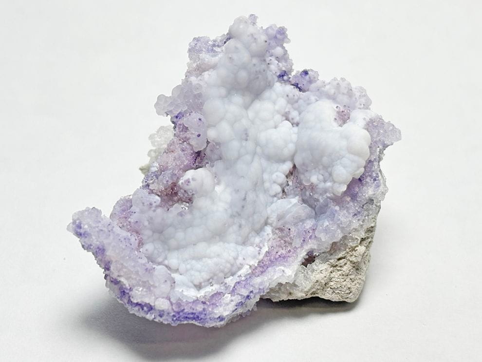 (蛍光) メキシコ産  スピリットフラワージオード  (カルセドニー ＆ フローライト) / Chalcedony & Flourite Geode