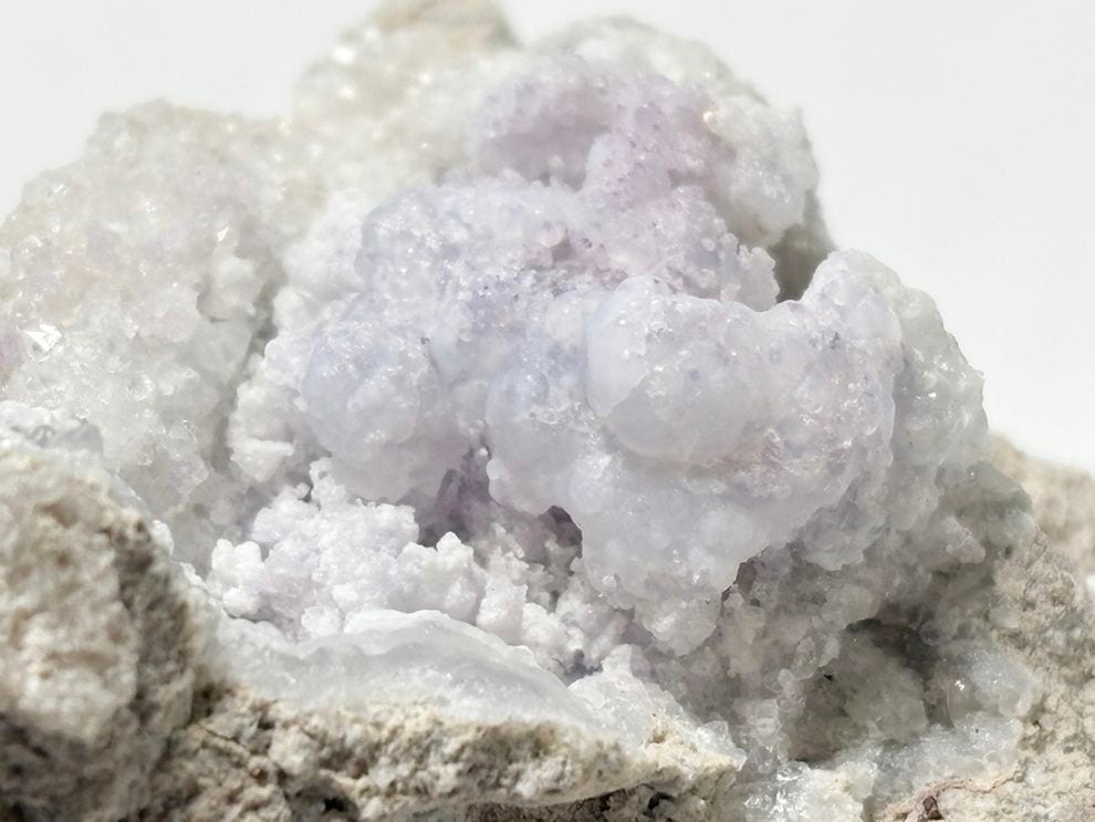 蛍光) メキシコ産 スピリットフラワージオード (カルセドニー