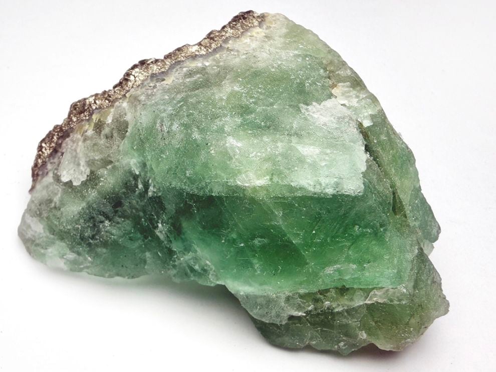 湖南省産フローライト with パイライト & マーカサイト