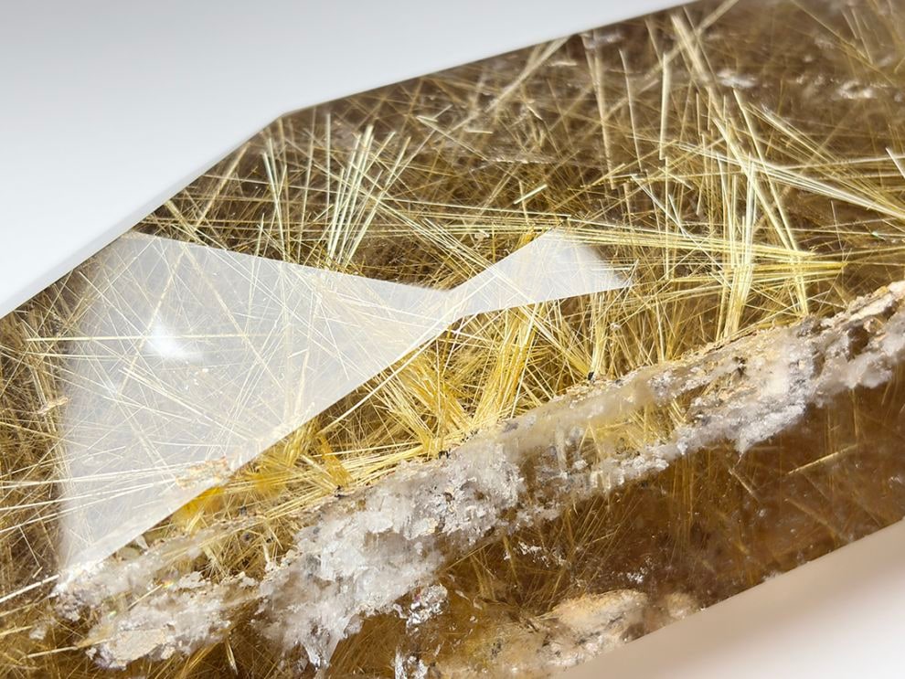ブラジル産 ルチルクォーツ ポリッシュ / Rutilated Quartz