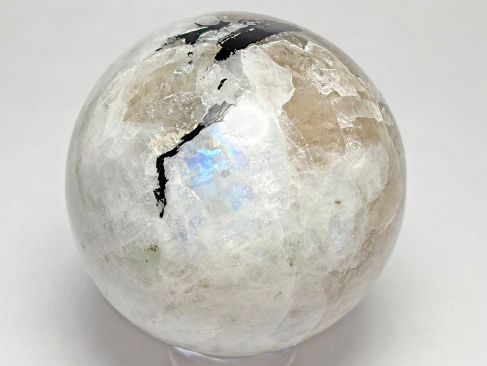 インド産 レインボームーンストーン  39mm 丸玉/ Rainbow Moon Stone