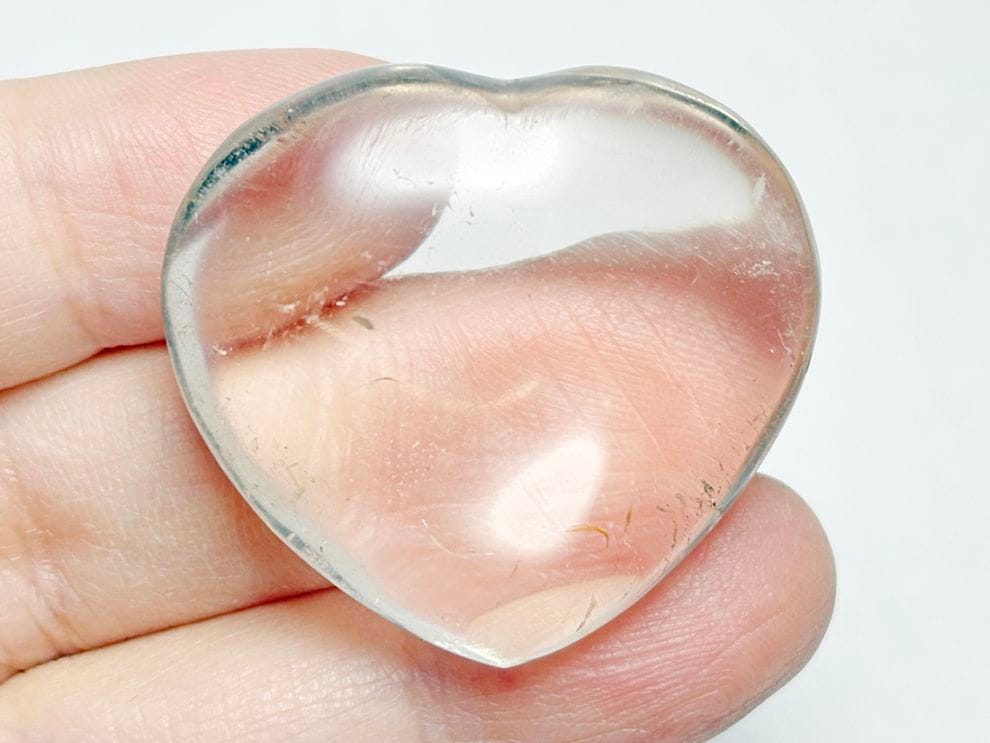 ブラジル産 水晶 ハート型ポリッシュ