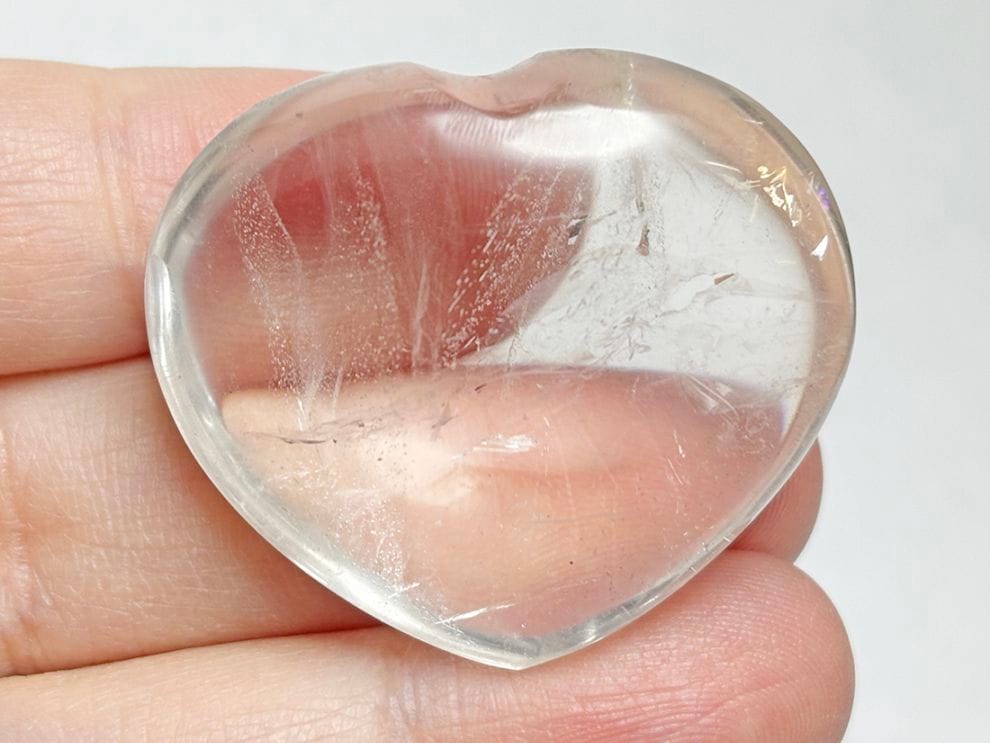 ブラジル産 水晶 ハート型ポリッシュ