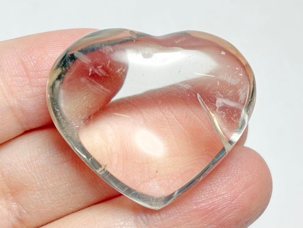 ブラジル産 水晶 ハート型ポリッシュ