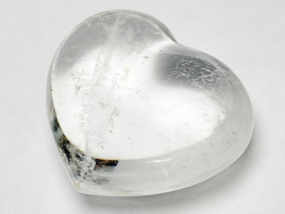 ブラジル産 水晶 ハート型ポリッシュ