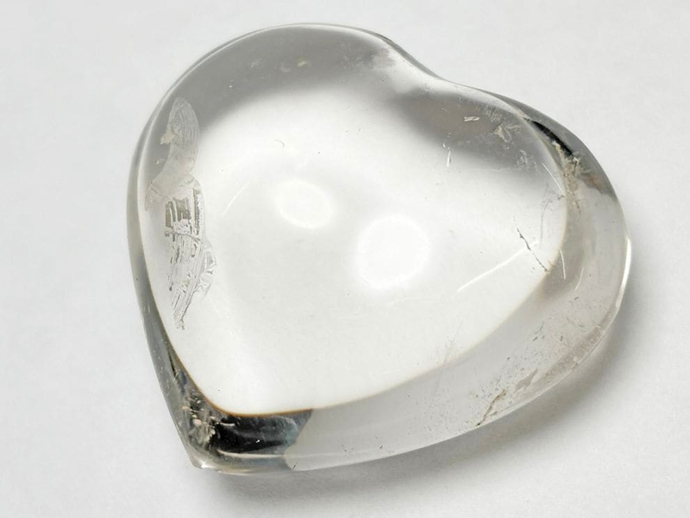 ブラジル産 水晶 ハート型ポリッシュ