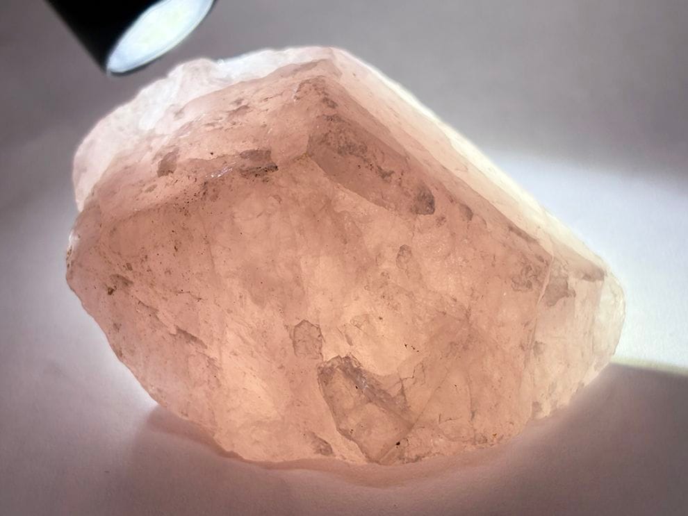 ローズクォーツ原石