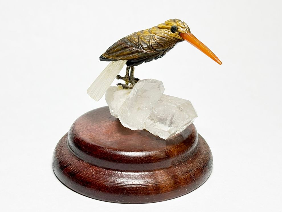 ブラジル産 鳥彫刻