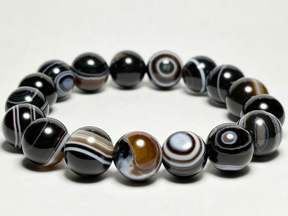 天眼石 12mm ブレスレット / Eye Agate