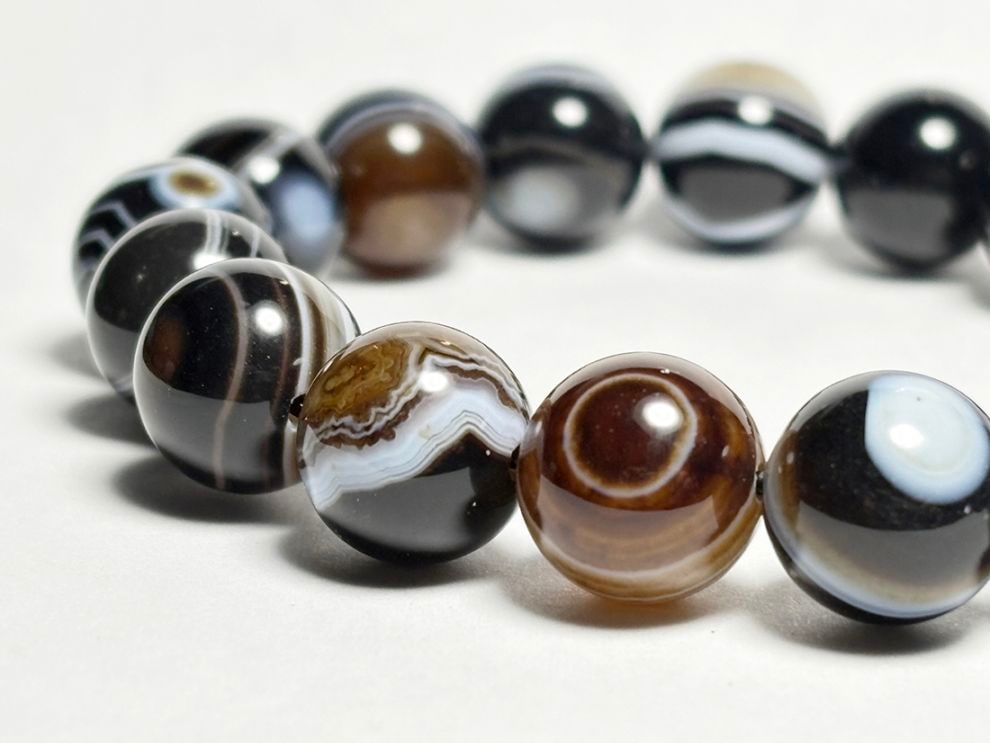 天眼石 12mm ブレスレット / Eye Agate