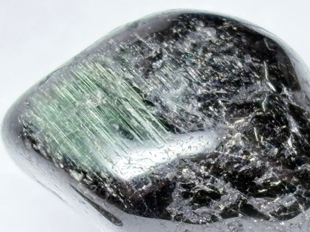 ブラジル産 キャッツアイトルマリン  タンブル / Cat's Eye Tourmaline