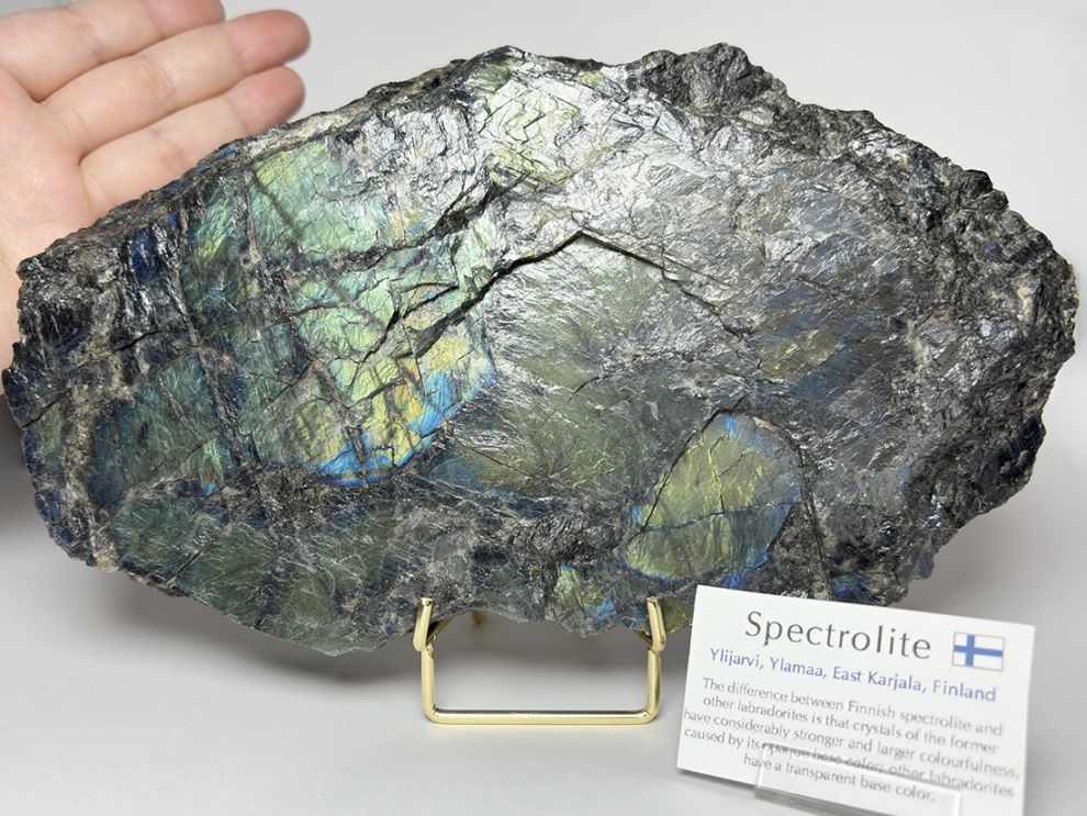 フィンランド・ユレマー産 スペクトロライト / Spectrolite