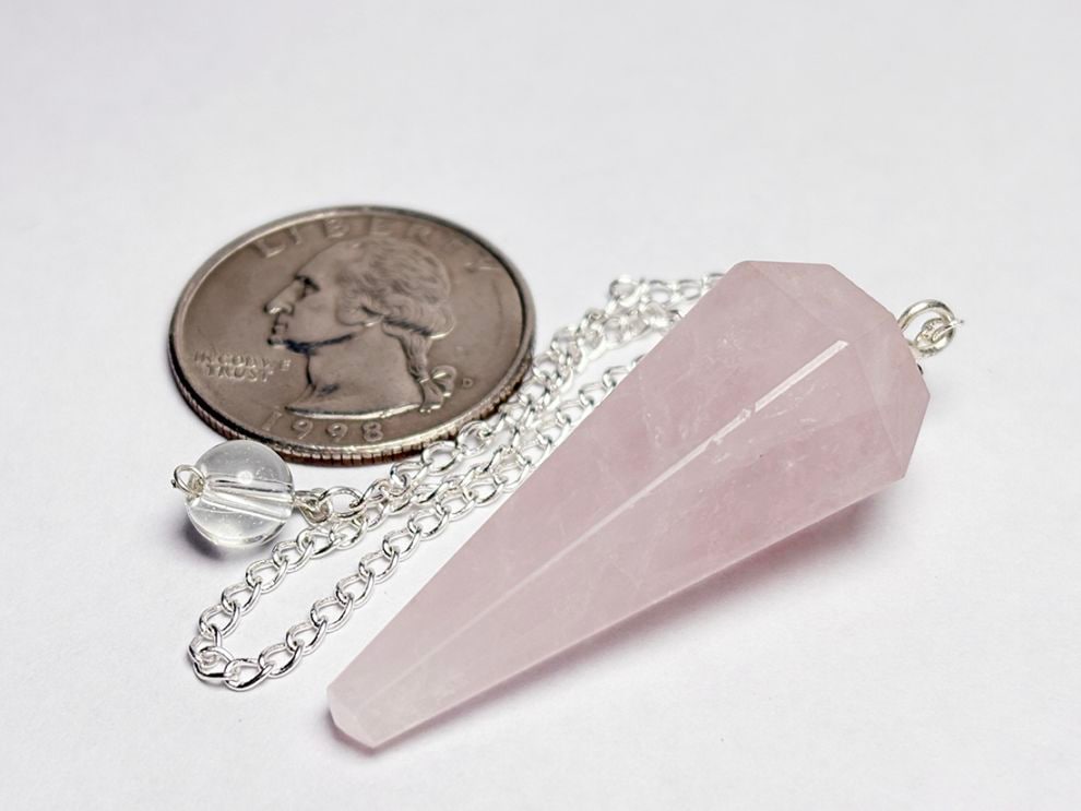 ローズクォーツ ペンデュラム  / Rose Quartz Pendulum