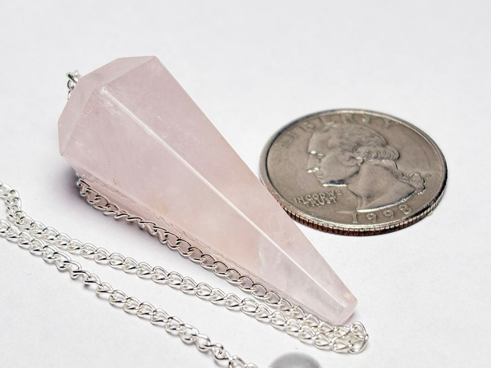 ローズクォーツ ペンデュラム  / Rose Quartz Pendulum