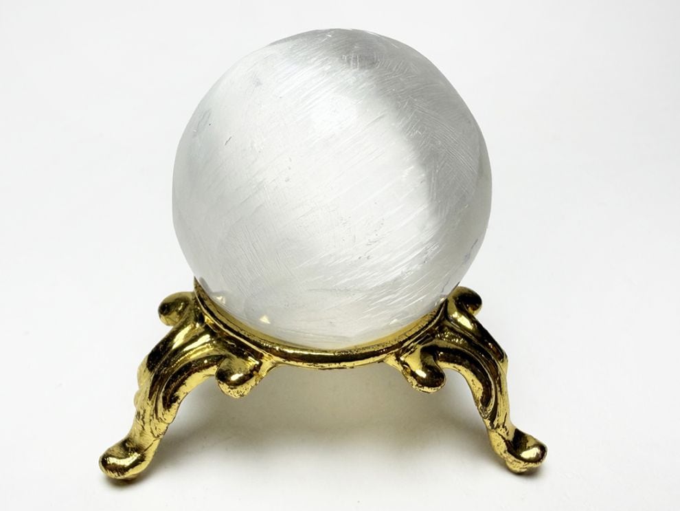 モロッコ産 セレナイト 36ｍｍ 丸玉 / Selenite