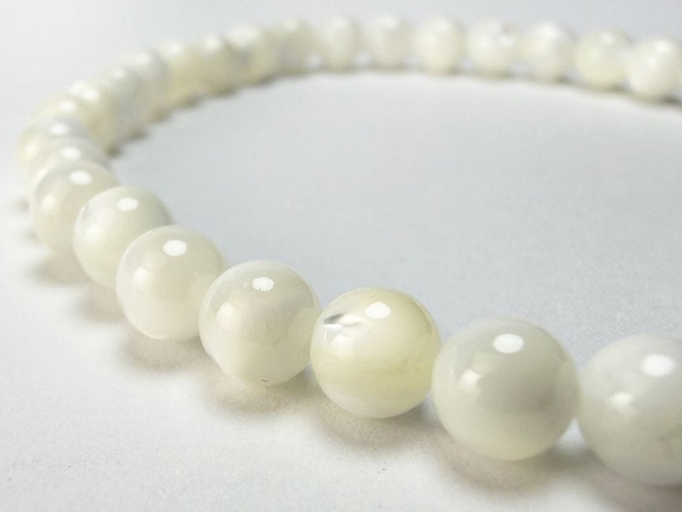 マザーオブパール 5mm ブレスレット アソート / Mother of pearl
