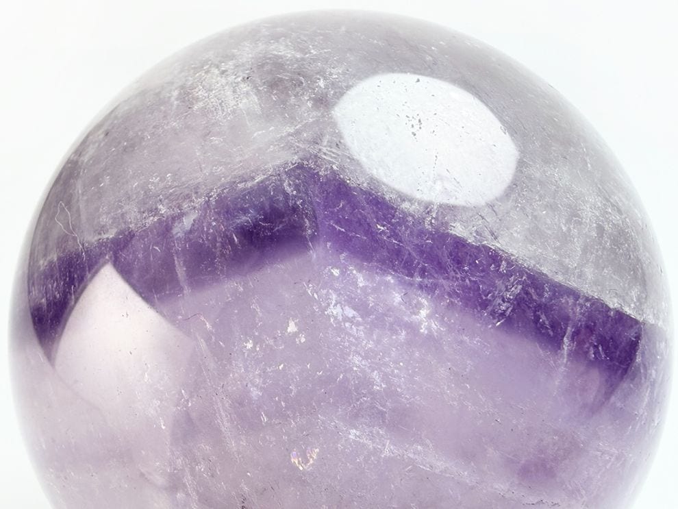 ブラジル産 ファントムアメジスト 54mm 丸玉 (紫水晶)/ Phantom Amethyst