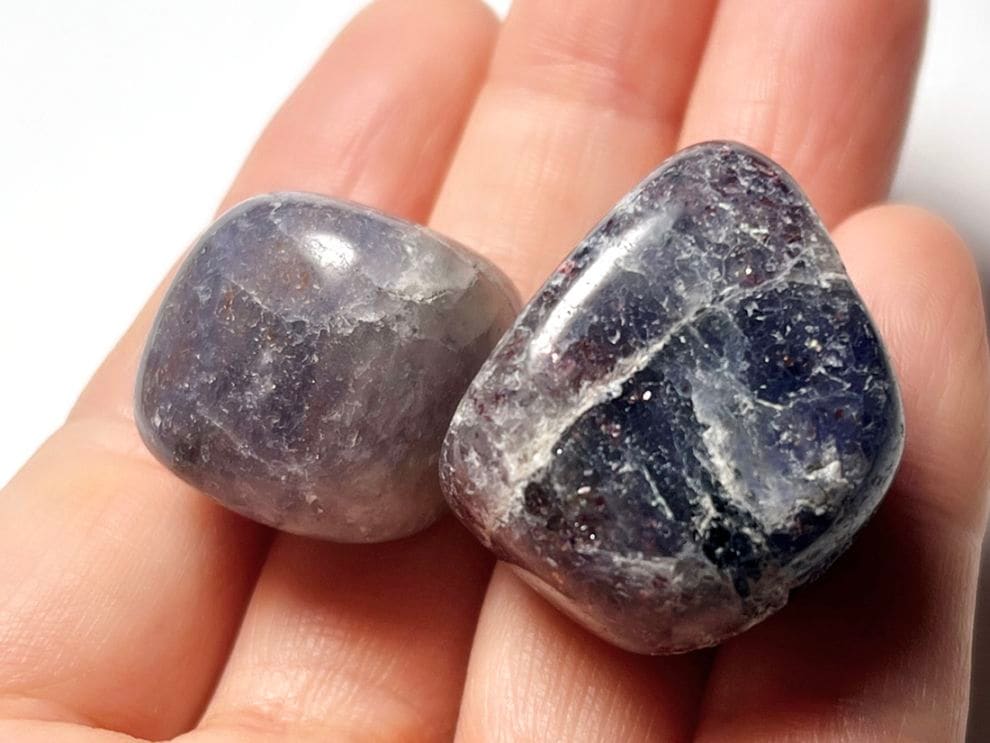 インド産 アイオライト タンブル ( 菫青石 ) / Iolite 