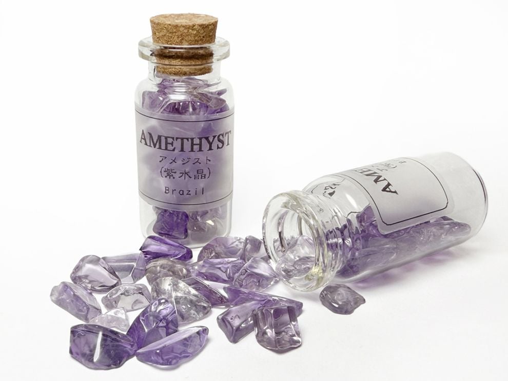 ブラジル産 クリアアメジスト (小瓶入り) アソート